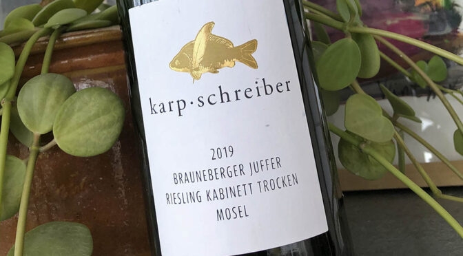 2019 Weingut Karp-Schreiber, Brauneberger Juffer Riesling Kabinett Trocken, Mosel, Tyskland