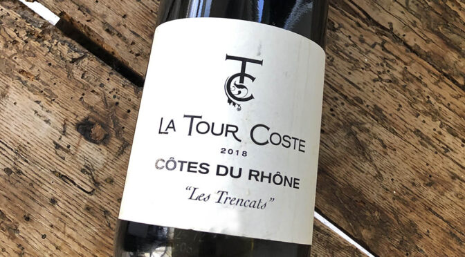 2018 Maison Les Deux Rhônes, La Tour Coste Côtes du Rhône Les Trencats, Rhône, Frankrig