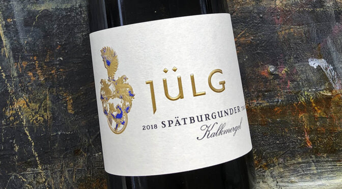 2018 Weingut Jülg, Kalkmergel Spätburgunder, Pfalz, Tyskland