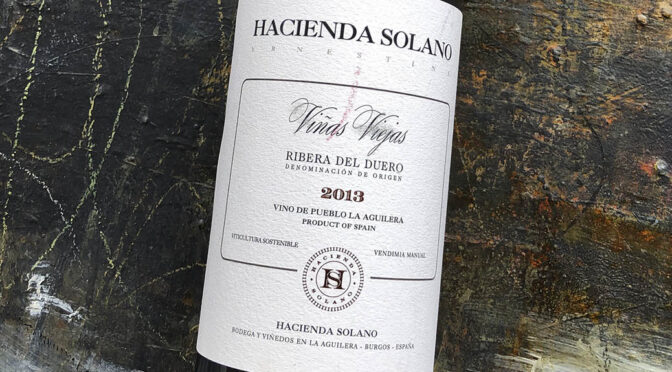 2013 Hacienda Solano, Viñas Viejas, Ribera del Duero, Spanien