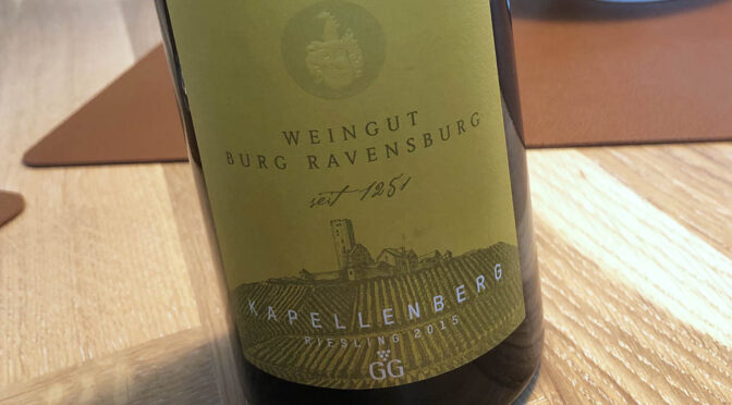 2015 Weingut Burg Ravensburg, Eichelberg Kapellenberg Riesling GG, Baden, Tyskland