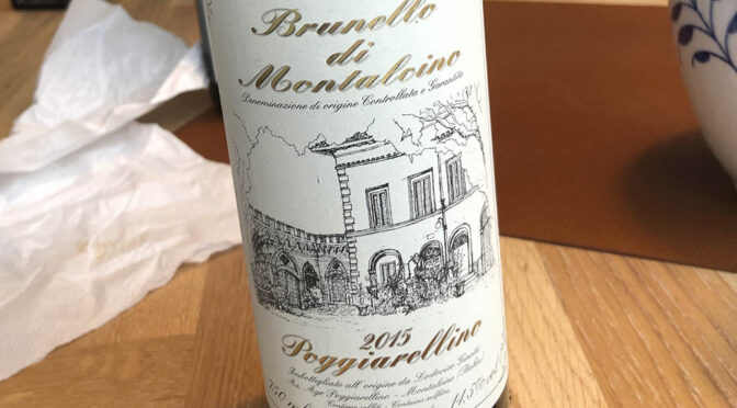 2015 Poggiarellino, Brunello di Montalcino, Toscana, Italien