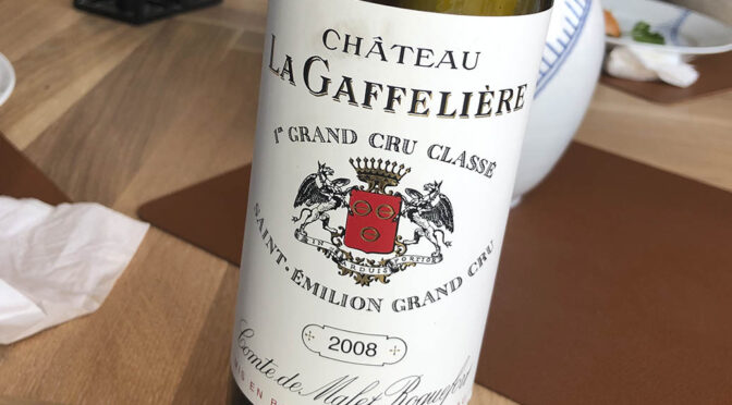 2008 Château La Gaffelière, Saint-Émilion Grand Cru Classé, Bordeaux, Frankrig