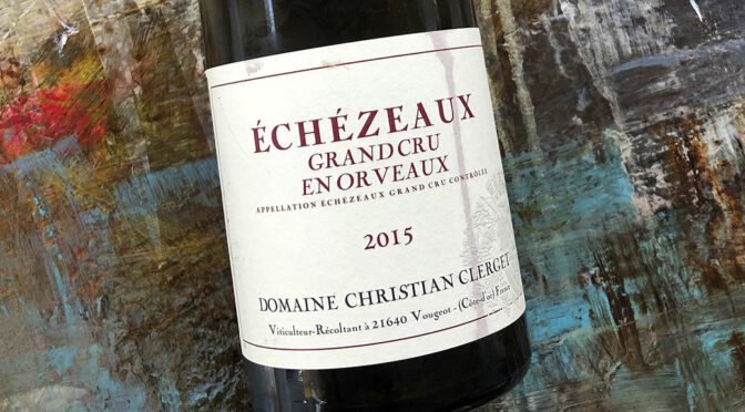 2015 Domaine Christian Clerget, Echezeaux Grand Cru en Orveaux, Bourgogne, Frankrig