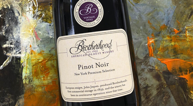 2017 Brotherhood Winery, Pinot Noir, New York State, USA