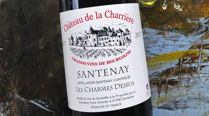 2017 Château de la Charrière, Santenay Les Charmes Dessus, Bourgogne, Frankrig