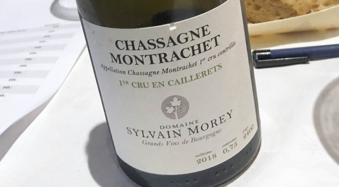 2018 Sylvain Morey, Chassagne-Montrachet 1er Cru Caillerets, Bourgogne, Frankrig