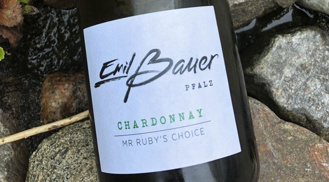 2020 Weingut Emil Bauer & Söhne, Mr Ruby’s Choice Chardonnay, Pfalz, Tyskland