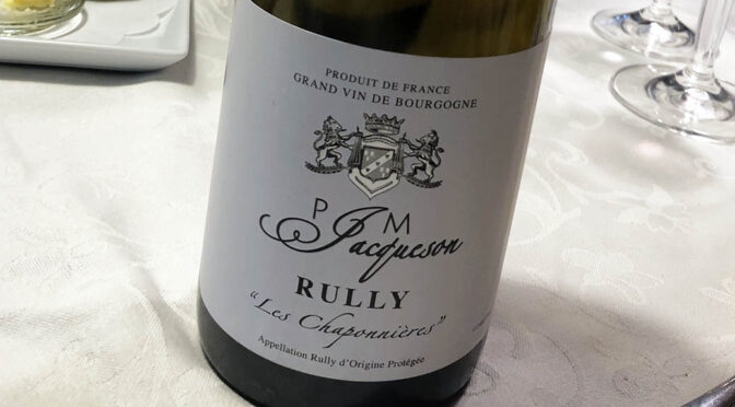 2019 Domaine Jacqueson, Rully Les Chaponnières, Bourgogne, Frankrig