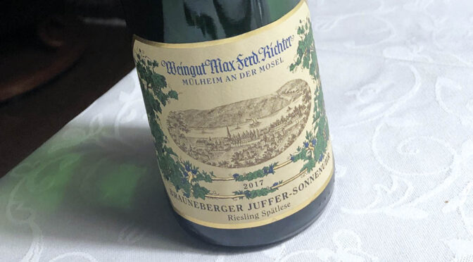 2017 Weingut Max Ferd.Richter, Brauneberger Juffer-Sonnenuhr Riesling Spätlese, Mosel, Tyskland