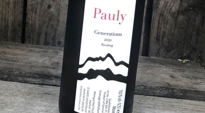 2020 Weingut Axel Pauly, Generations Riesling, Mosel, Tyskland