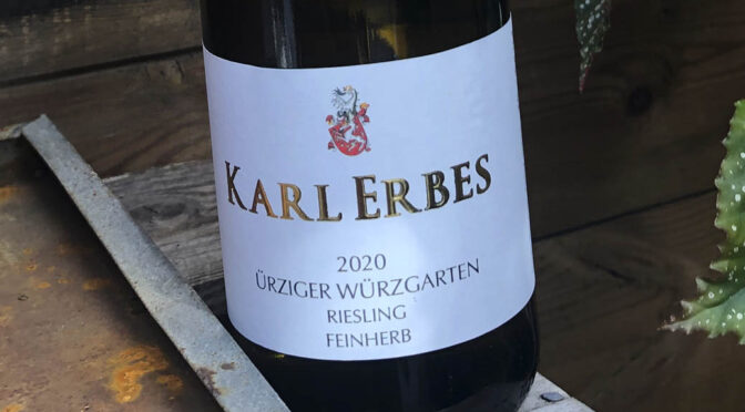 2020 Weingut Karl Erbes, Ürziger Würzgarten Riesling Feinherb, Mosel, Tyskland