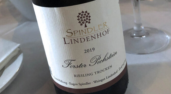 2019 Weingut Spindler Lindenhof, Forster Pechstein Riesling, Pfalz, Tyskland