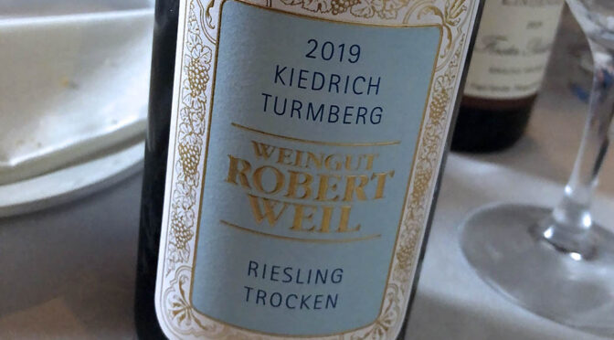 2019 Weingut Robert Weil, Kiedrich Turmberg Riesling Trocken, Rheingau, Tyskland