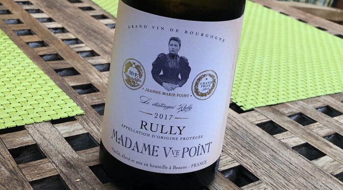 2017 Madame Veuve Point, Rully Blanc, Bourgogne, Frankrig