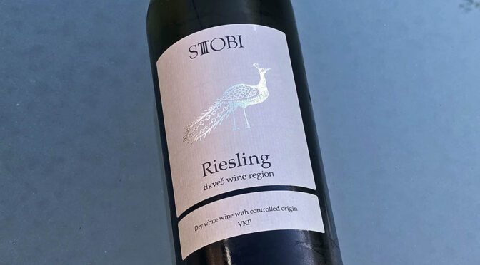 2018 Vinarija Stobi, Riesling, Tikveš, Makedonien