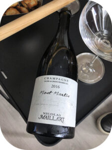 2016 Nicolas Maillart, Mont Martin 1er Cru, Champagne, Frankrig