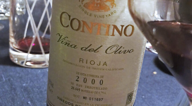 2000 Compañía Vinícola del Norte de España, Contino Viña del Olivo, Rioja, Spanien