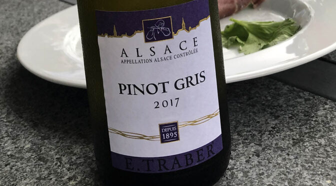 2017 Cave de Ribeauvillé, E. Traber Pinot Gris Demi-Sec, Alsace, Frankrig