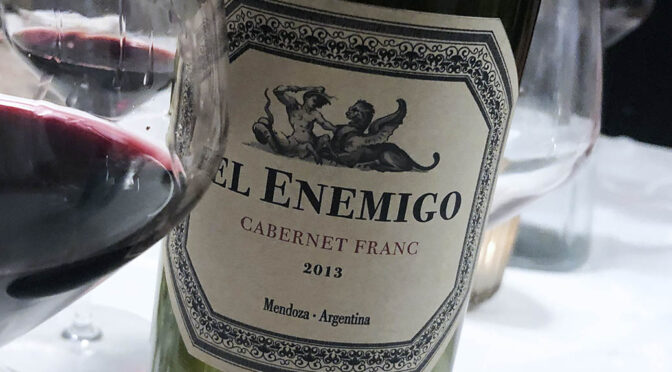 2013 El Enemigo, Cabernet Franc, Mendoza, Argentina