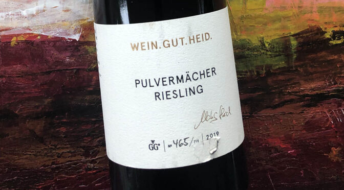 2019 Weingut Heid, Stettener Pulvermächer Riesling GG, Württemberg, Tyskland