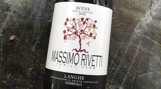 2019 Massimo Rivetti, Langhe Nebbiolo Avene, Piemonte, Italien