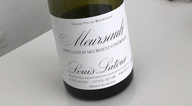 2018 Louis Latour, Meursault, Bourgogne, Frankrig