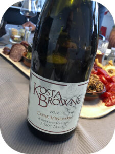 2016 Kosta Browne Winery, Cerise Vineyard Pinot Noir, Californien, USA