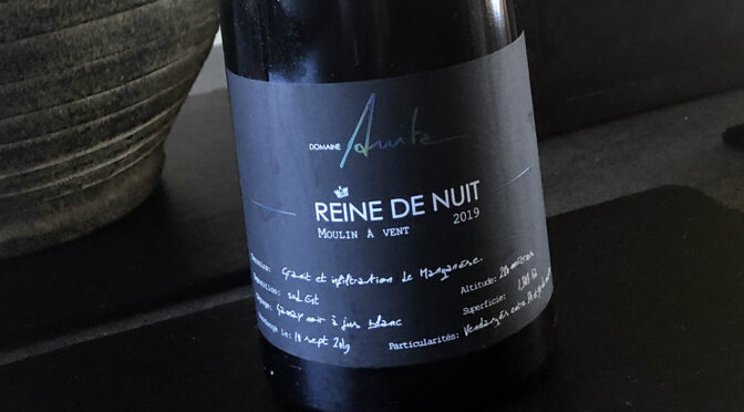 2019 Domaine Anita, Moulin à Vent Reine de Nuit, Bourgogne, Frankrig