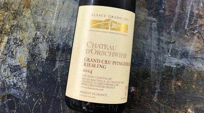 2014 Chateau D´Orschwir, Riesling Grand Cru Pfingstberg, Alsace, Frankrig