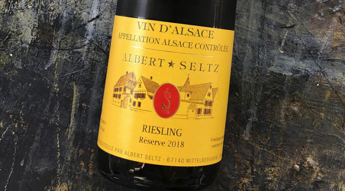 2018 Domaine Albert Seltz, Riesling Reserve, Alsace, Frankrig