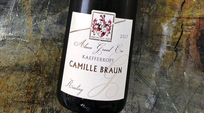 2017 Domaine Camille Braun, Riesling Grand Cru Kaefferkopf, Alsace, Frankrig