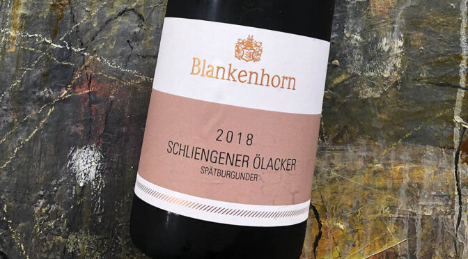2018 Weingut Blankenhorn, Schliengener Ölacker Pinot Noir 1G, Baden, Tyskland