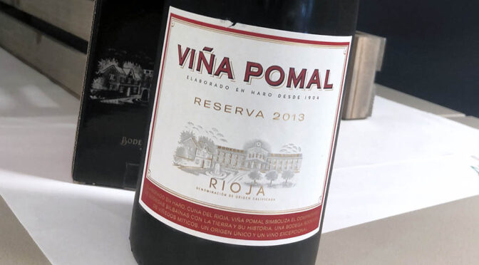 2013 Bodegas Bilbaínas, Viña Pomal Reserva, Rioja, Spanien