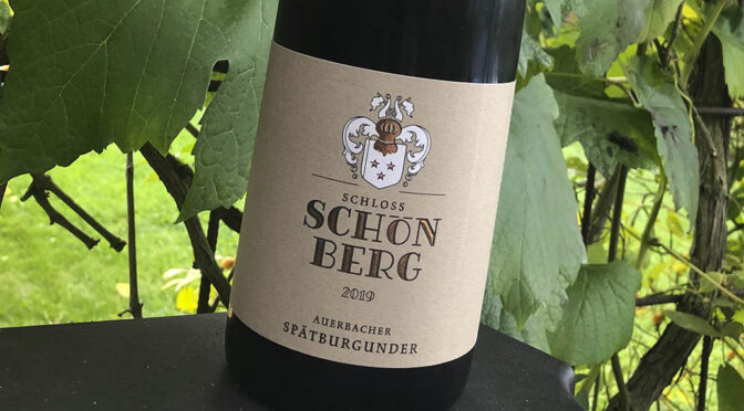 2019 Weingut Schloss Schönberg, Auerbacher Spätburgunder, Hessiche Bergstrasse, Tyskland