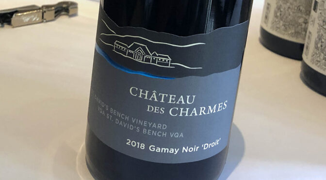 2018 Château des Charmes, Gamay Noir Droit, Ontario, Canada