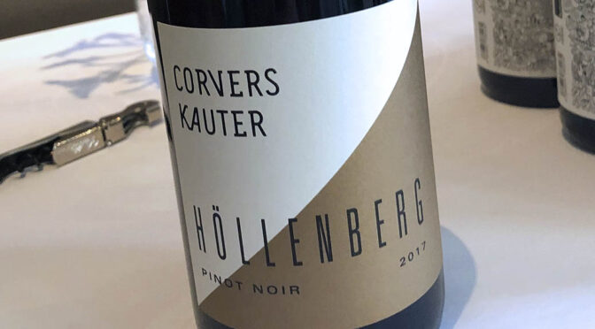 2017 Weingut Dr. Corvers Kauter, Assmannshäuser Höllenberg Pinot Noir, Rheingau, Tyskland