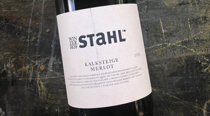 2019 Winzerhof Stahl, Kalksteige Merlot, Franken, Tyskland