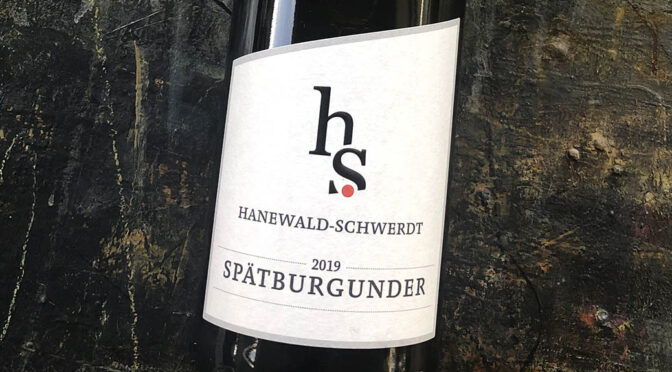 2019 Weingut Hanewald-Schwerdt, Spätburgunder, Pfalz, Tyskland