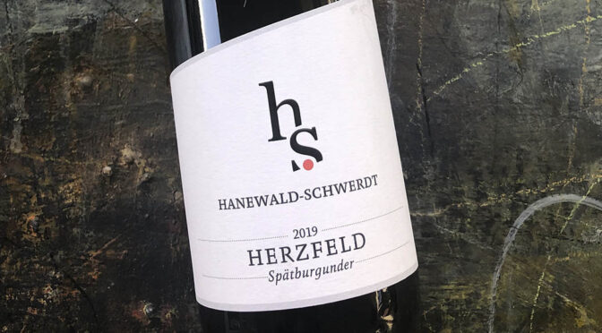 2019 Weingut Hanewald-Schwerdt, Leistadter Herzfeld Spätburgunder, Pfalz, Tyskland