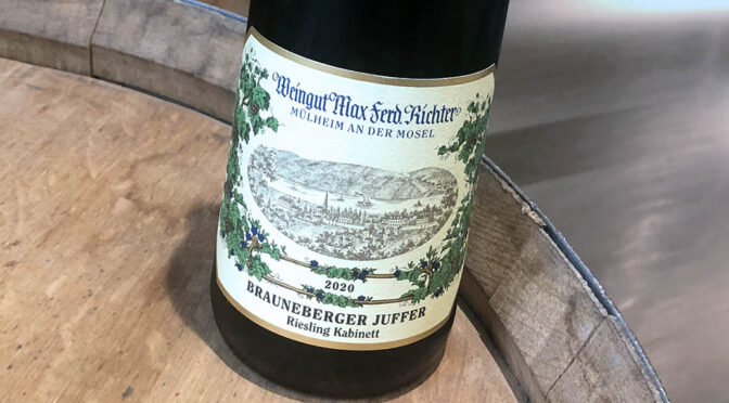 2020 Weingut Max Ferd. Richter, Brauneberger Juffer-Sonnenuhr Riesling Kabinett, Mosel, Tyskland