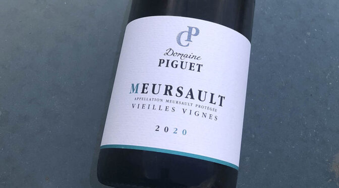 2020 Domaine Piguet-Chouet, Meursault Vieilles Vignes, Bourgogne, Frankrig