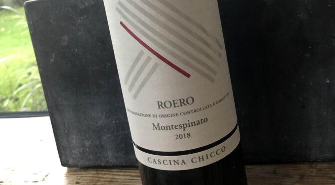 2018 Cascina Chicco, Roero Montespinato, Piemonte, Italien