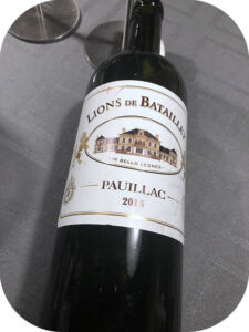 2015 Château Batailley, Lions de Batailley Pauillac, Bordeaux, Frankrig