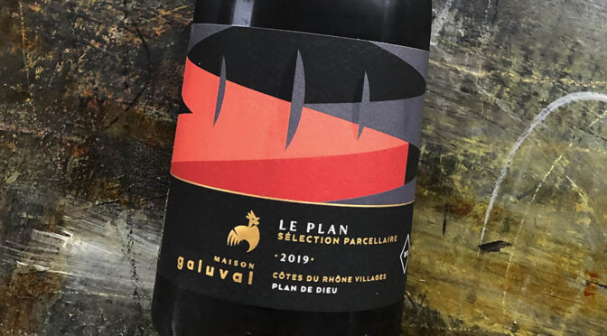 2019 Domaine de Galuval, Le Plan de Dieu Côtes du Rhône Villages, Rhône, Frankrig