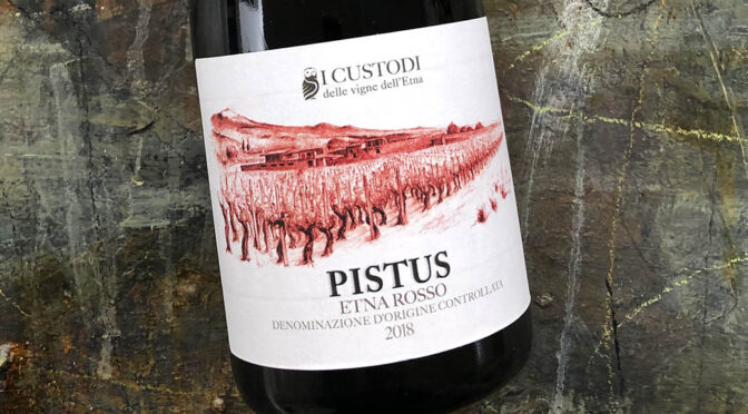 2018 I Custodi, Pistus Etna Rosso, Sicilien, Italien