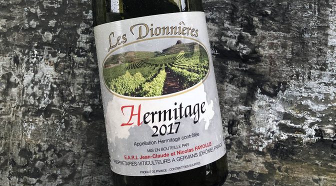 2017 Domaine Jean-Claude et Nicolas Fayolle, Hermitage Les Dionnières, Rhône, Frankrig