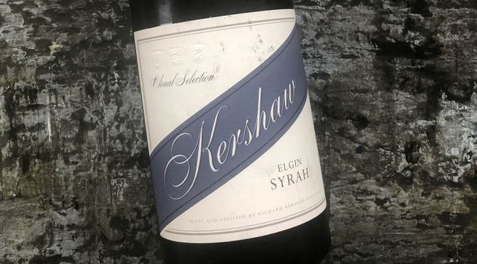 2014 Richard Kershaw Wines, Kershaw Syrah, Elgin, Sydafrika