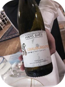 2019 Weinkellerei Hechtsheim, Hans Baer Grauburgunder, Rheinhessen, Tyskland