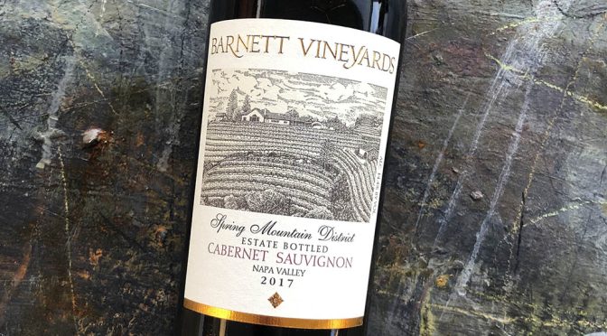 2017 Barnett Vineyards, Spring Mountain District Cabernet Sauvignon, Californien, USA